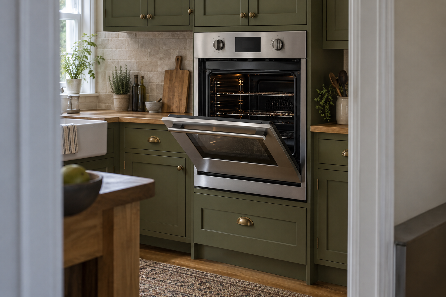 Illustrative Viking oven in a residential kitchen — AI image for Viking Repair Ardsley