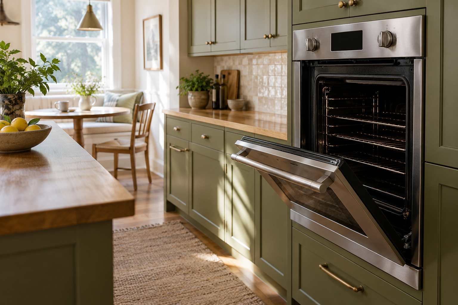 Illustrative Viking oven in a residential kitchen — AI image for Viking Repair Ardsley